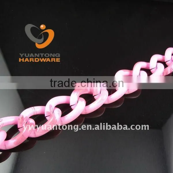 Fashion jewelry 4mm finished high quality aluninum chain