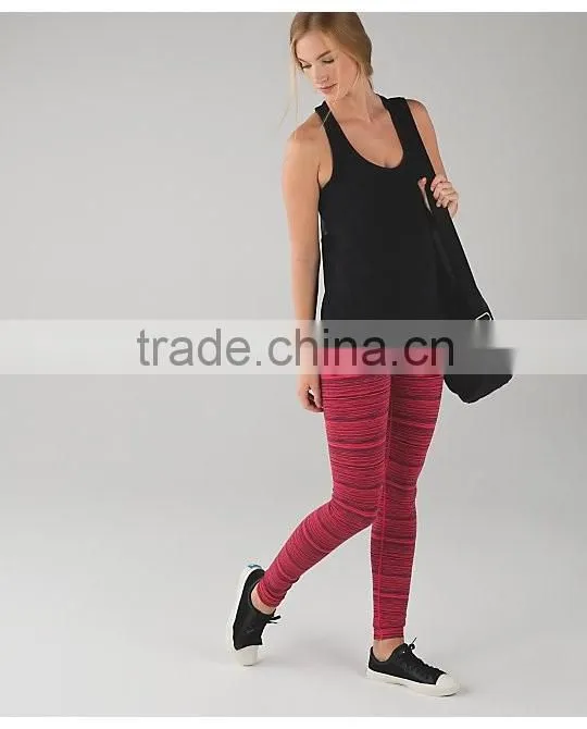 Custom popular style breathable yoga pants for women in fitness sportswear hot sale in 2016