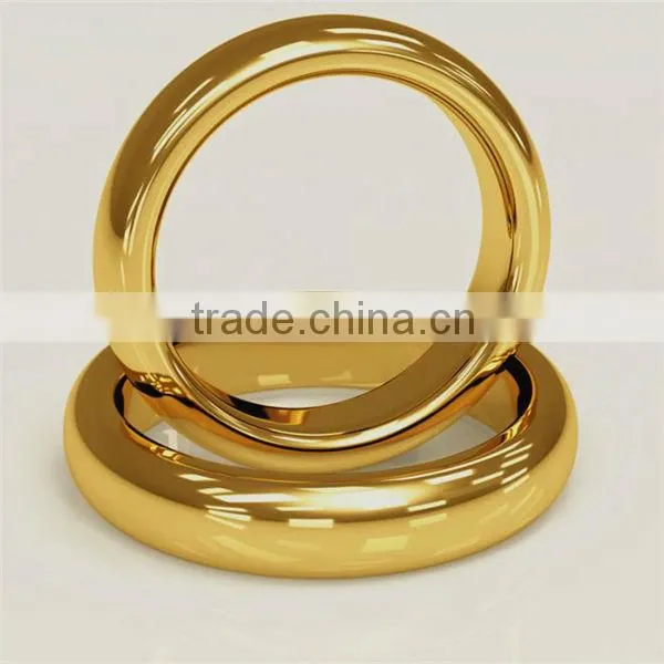 24k gold plated tungsten ring