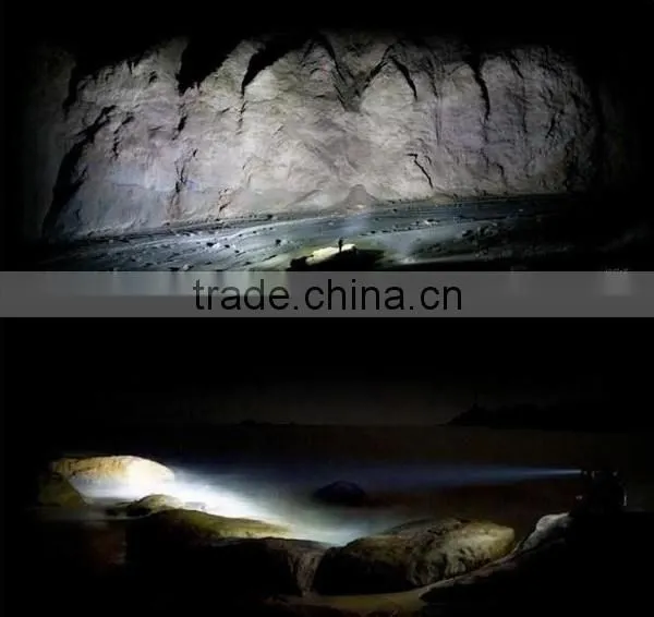 V5-858 High Quality XM-L T6 led High Power Torch Zoomable most powerful flashlight