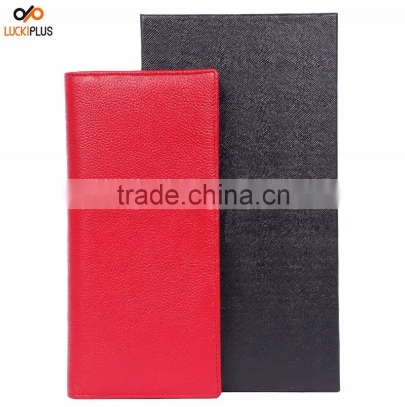Luckiplus RFID Blocking Safe Wallet for Women Red Color Card Wallet