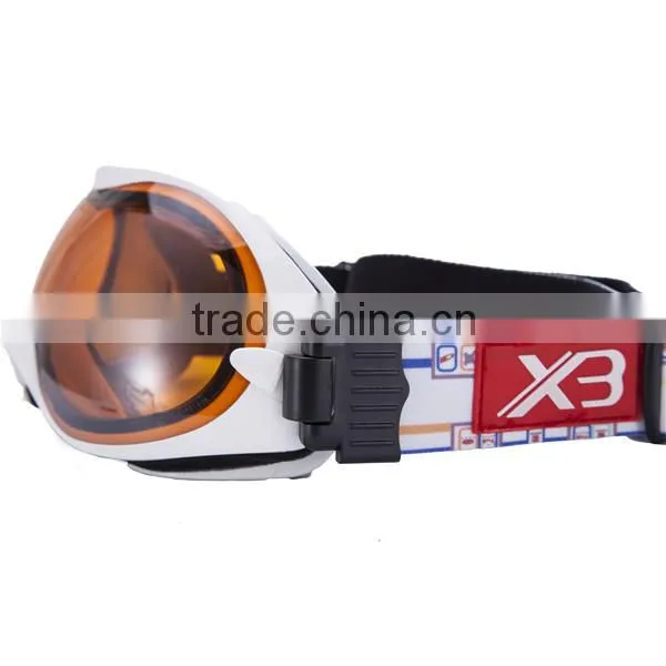 Fast fit headstarp snow glasses, fit over ski goggles