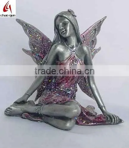 2012 metal lovely fairy sculpture 0145