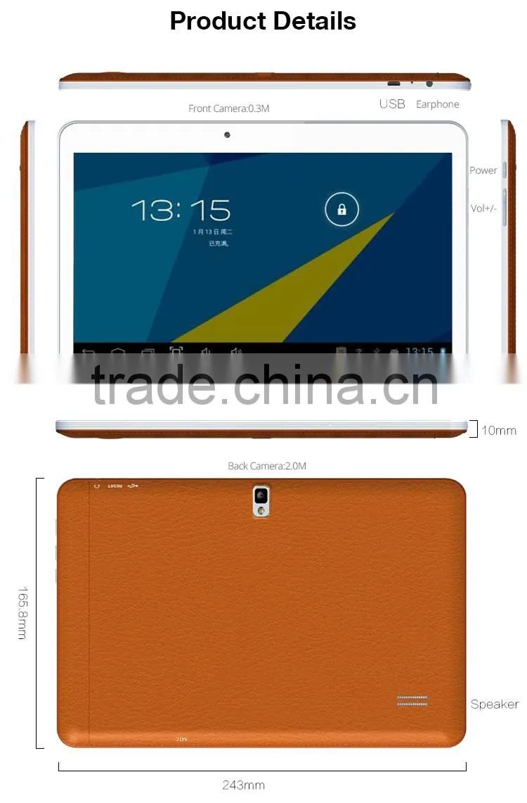 android 5.0 LTE 4G 10 inch tablet pc gps fm bt