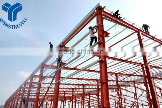 steel structure factory building, light weight steel warehouse
