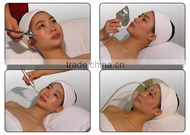 Oxygen and Bio-light beauty machine with facial whiting wrinkle and Skin rejuvenation