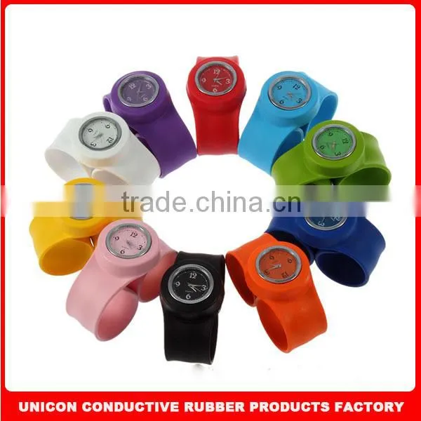 hot sell silicone papa smart watch with multi color