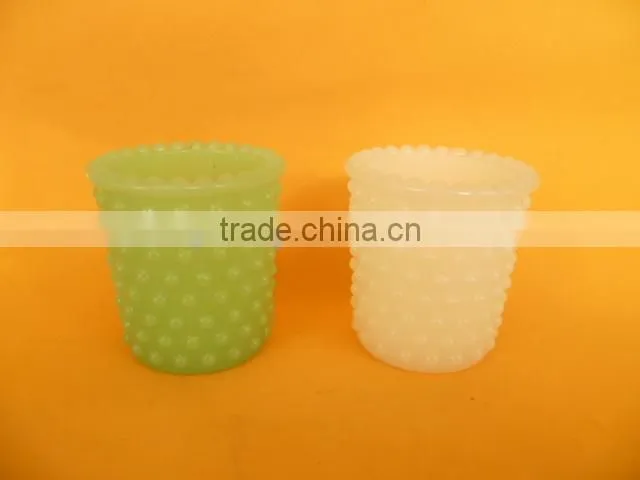 glass jade cup