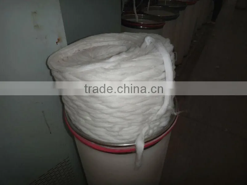 70%cotton 30%polyester,5-10s bleached recycled yarn for glove