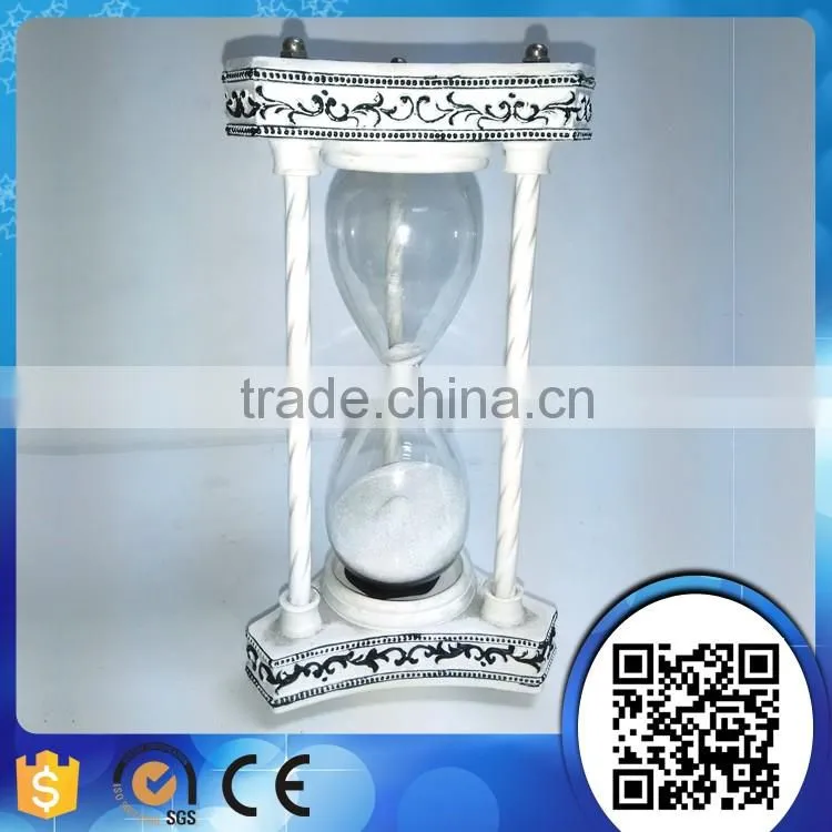 resin glass decorative hour glass timer