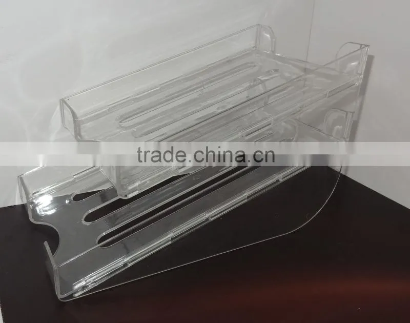 2-layer plastic storage rack / plastic shelf