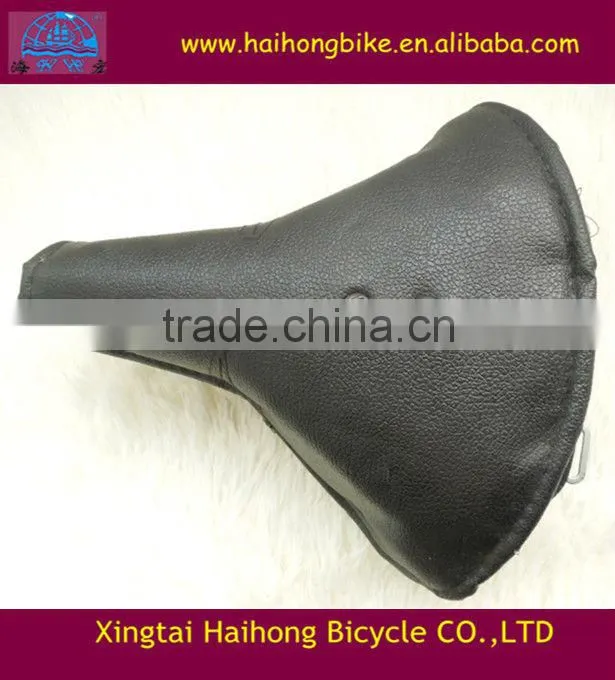 hot popular cow leather saddle for road bikes at wholesale price