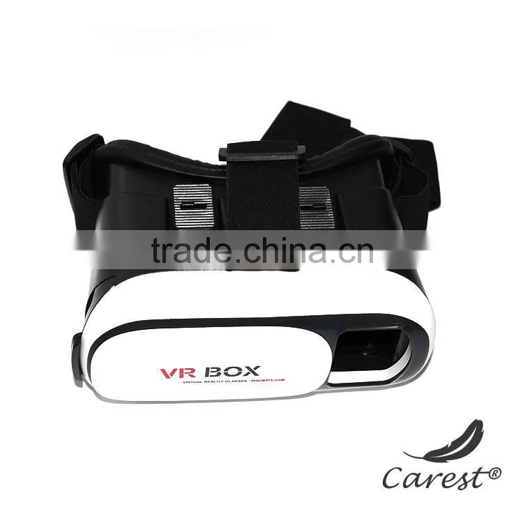 Wholesale VR BOX Helmet 3D Virtual Reality Headset 3D VR Glasses for 4 - 6 Inch Smartphone