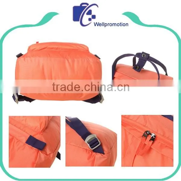 Fashion polyester college bags backpacks for teenagers