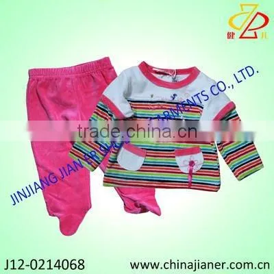 2013 newest design children clothes kids garment t-shirt and pants