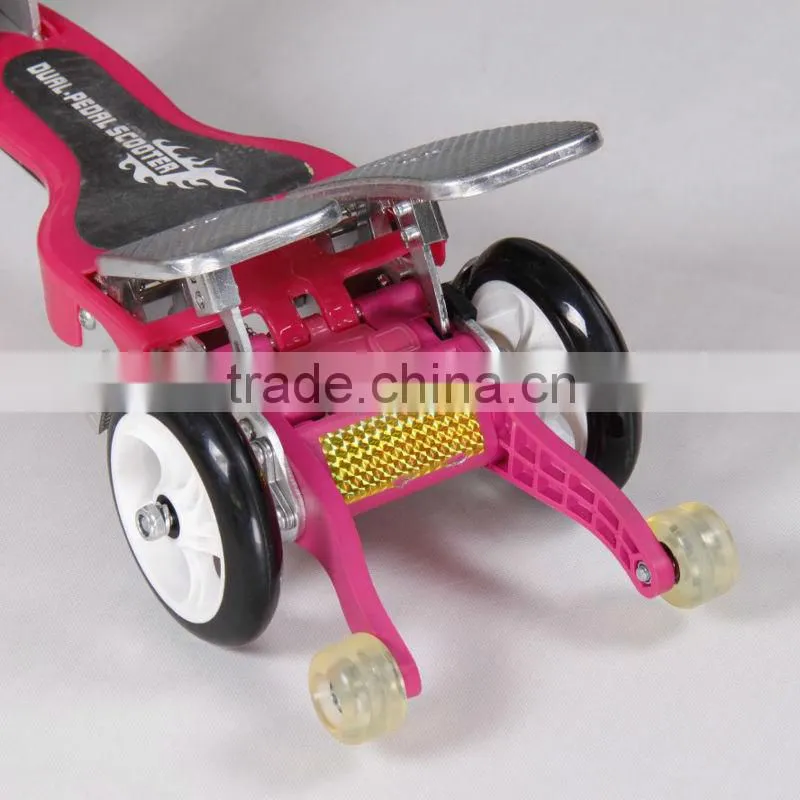 dual pedal scoote