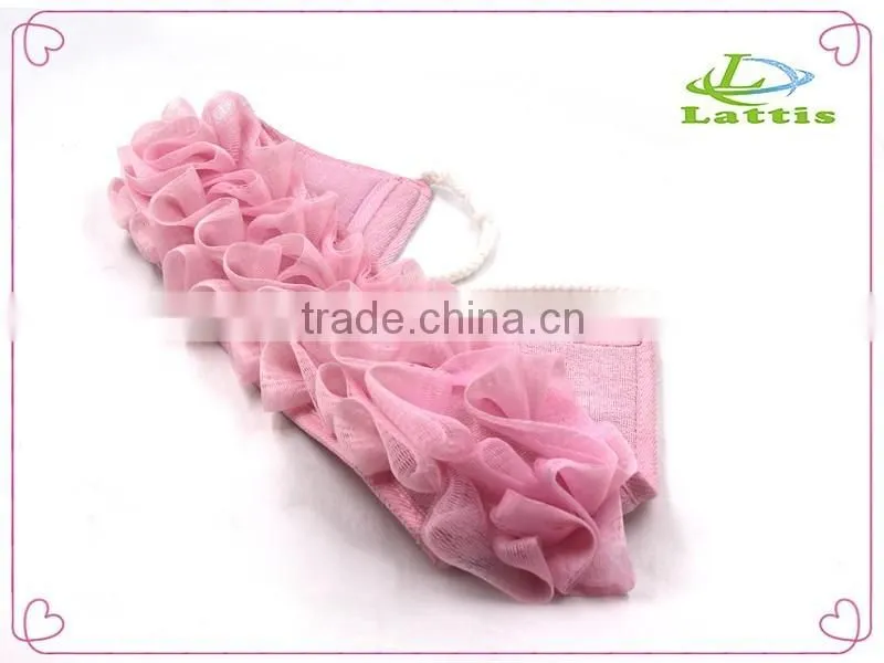 pink Natural back bath scrubber sisal for bath