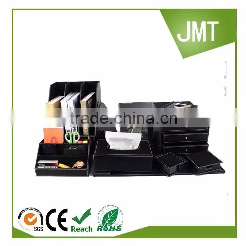 Office Stationery PU Leather Desk Set