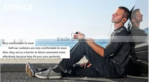 fashion earhook sport erphone with mirc handfree metal earbud