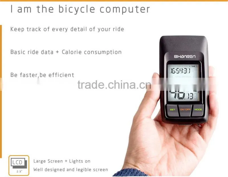Racing bike accessories LCD Backlight Bicycle Computer digital led stopwatch