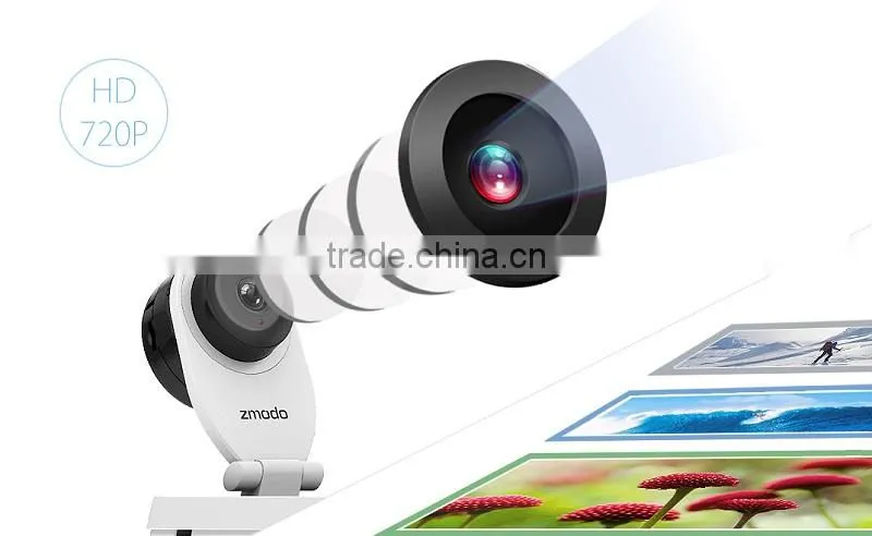 Zmodo 720P IR wifi video and audio wireless indoor mini IP Camera