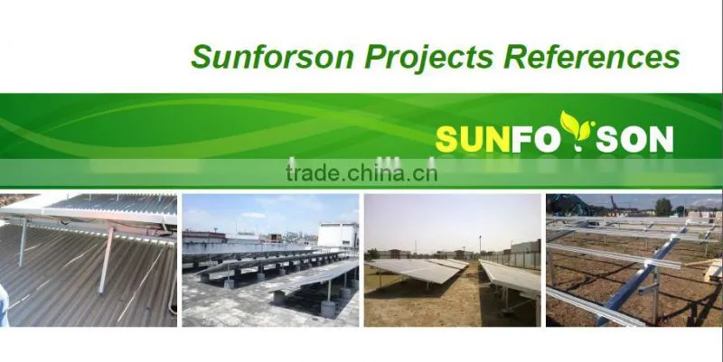 solar panel rack mount pitched roof pv racking system