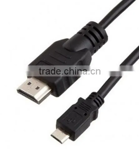1M HDMIto micro USB Cable HDTV 3D 4K Lead 1 Metre