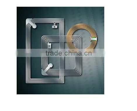 HF13.56MHZ RFID Inlay Dry Stickers Label Inlay Antenna Material Etching Aluminium Foil