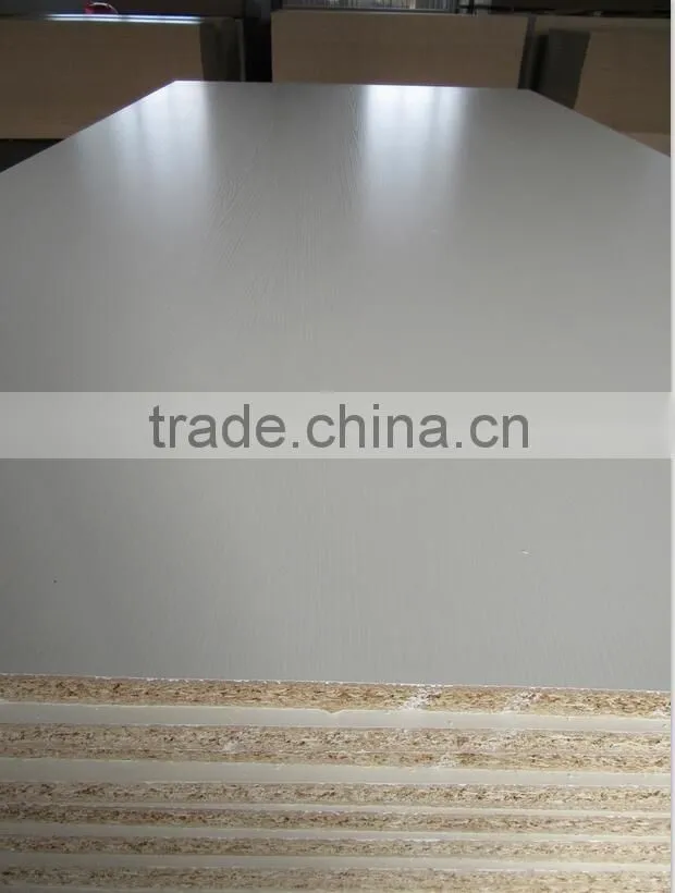 white melamine particle board/wooden color melamine particle board/pvc edge banding for particle board
