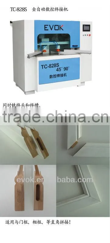 TC-828S CNC 45a nd 90 degree mortising machine