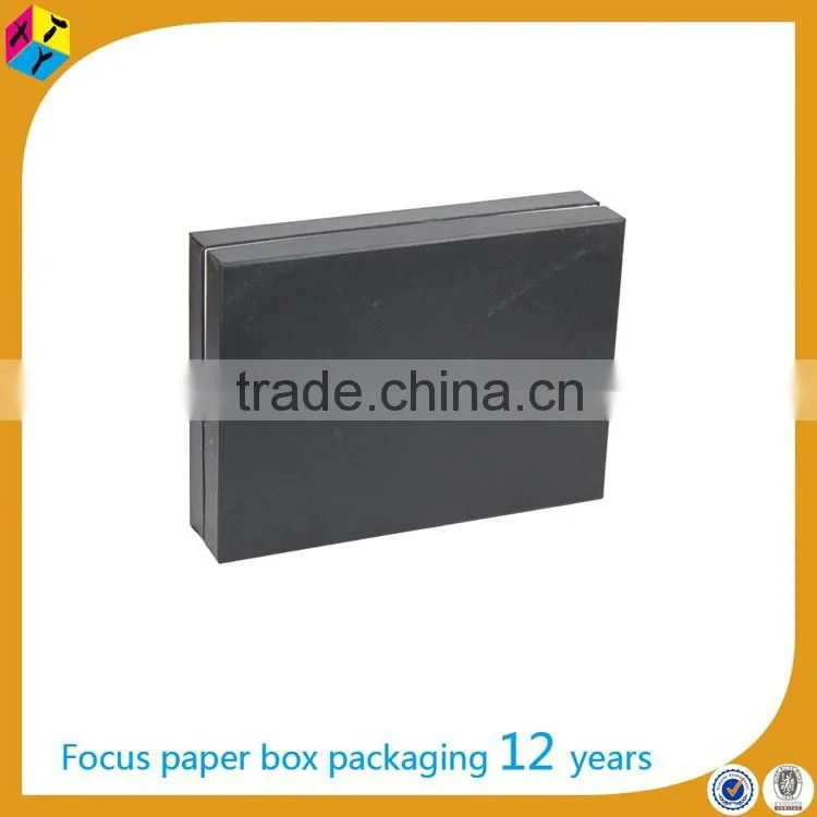 custom supplies black apparel packaging set up box