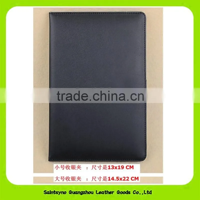 Manufacture competitive price custom leather card holder flip card holder for sale