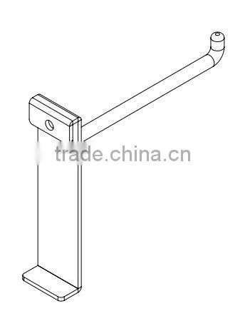 Grid wall wire hook