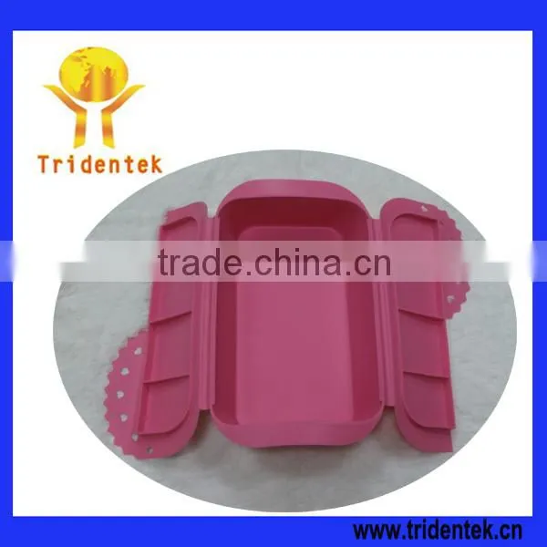 New style cute and durable high quality silicone lunch box