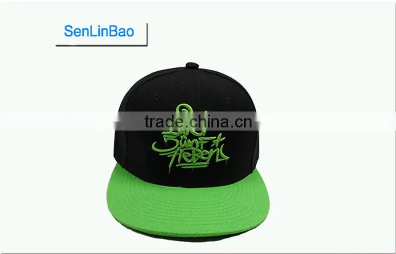 Fashion embroidered snapback hats wholesale