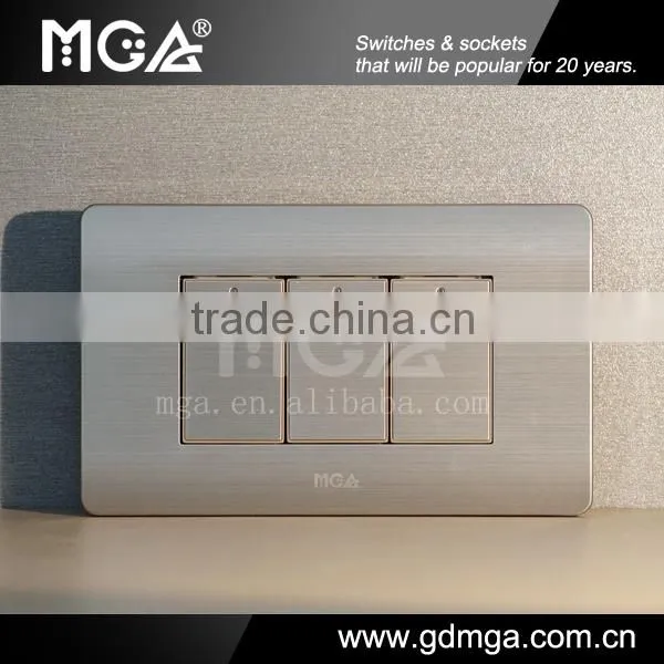 ultra-flat screen modern light switches / light switch / 1 gang 2 way switch