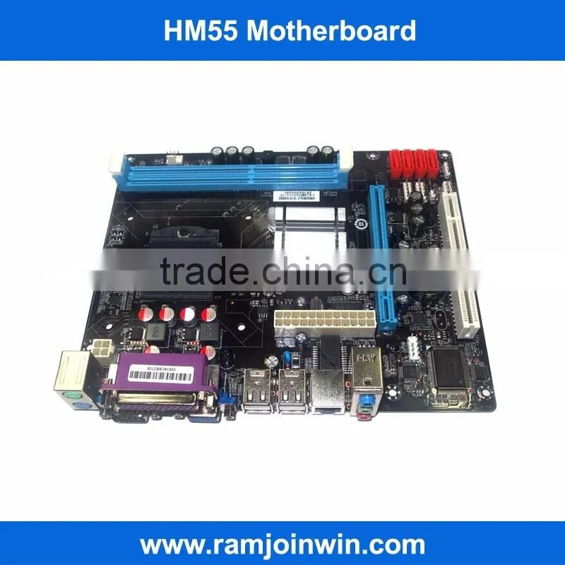 Tested integrated HM55 ddr3 lga 1156 motherboard factory in China