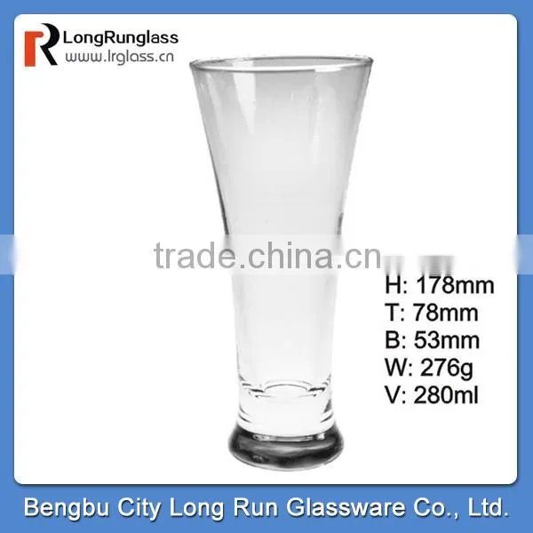LongRun 280ml new crystal beautiful flower vases for wedding with high quality