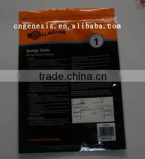 25kg PE plastic die cut rice handle bag /PE rice bags
