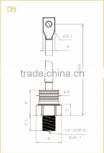 high quality rectifier diode ZP series 600A (100-5000V)