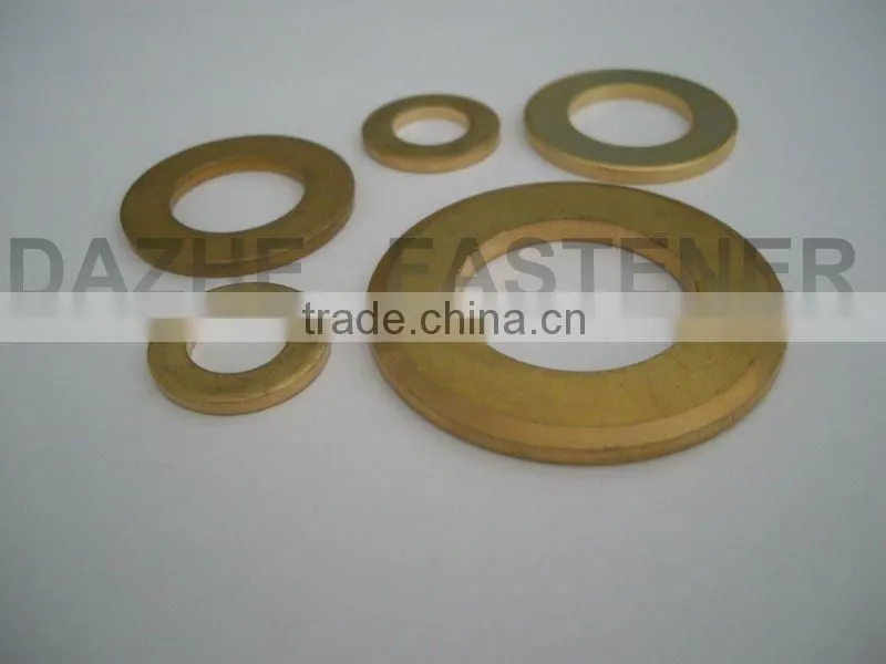 High quality flat round brass washers