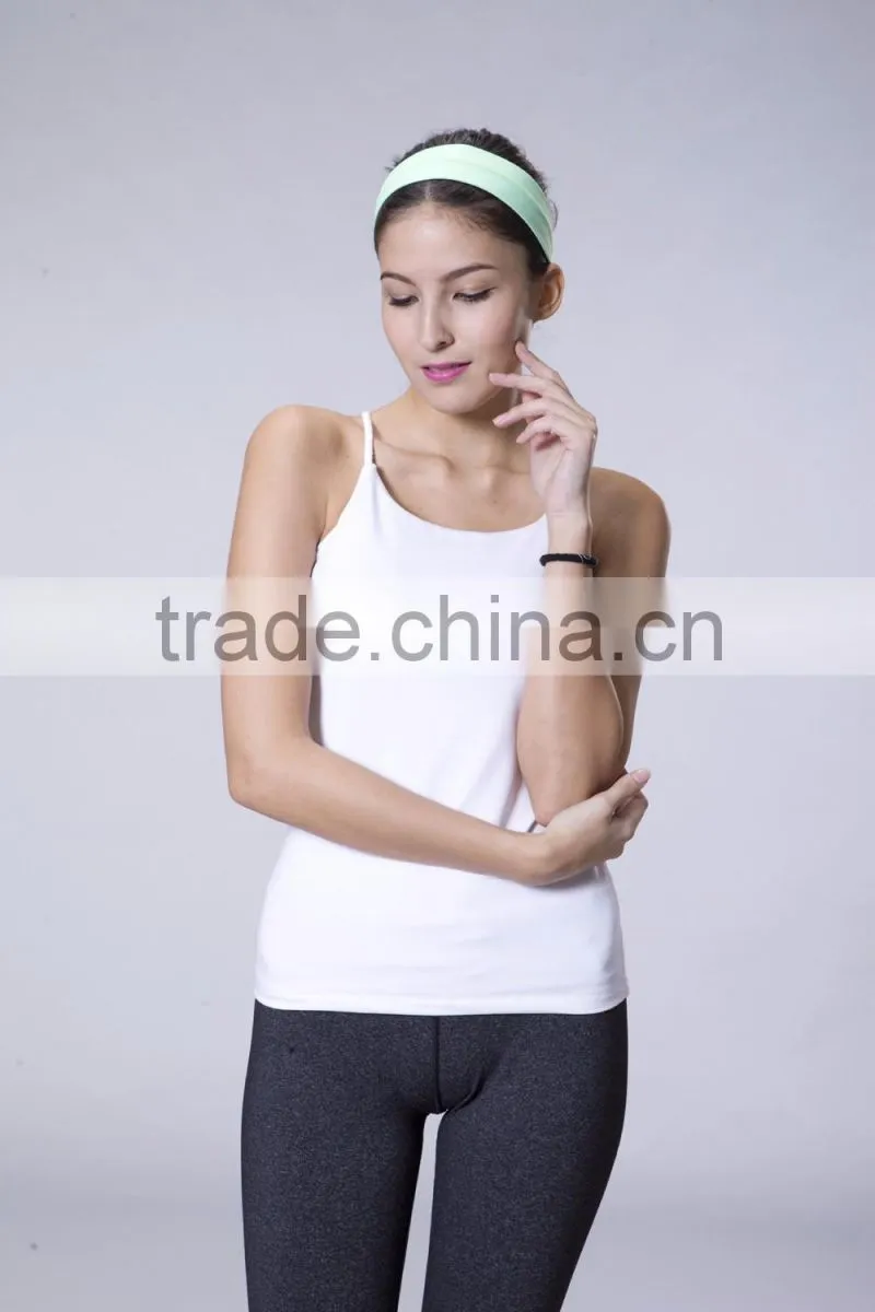 Simple Style Breathable Quick Dry Women Workout Tank Sports Cami