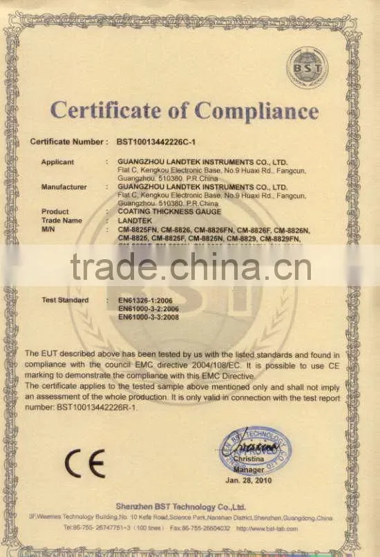 New Coating Thickness Gauge CM-1210A 0~2000 um/0~80 mil