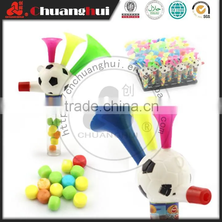 Plastic Trumpet Toy Candy With Bell Manufacture Factory