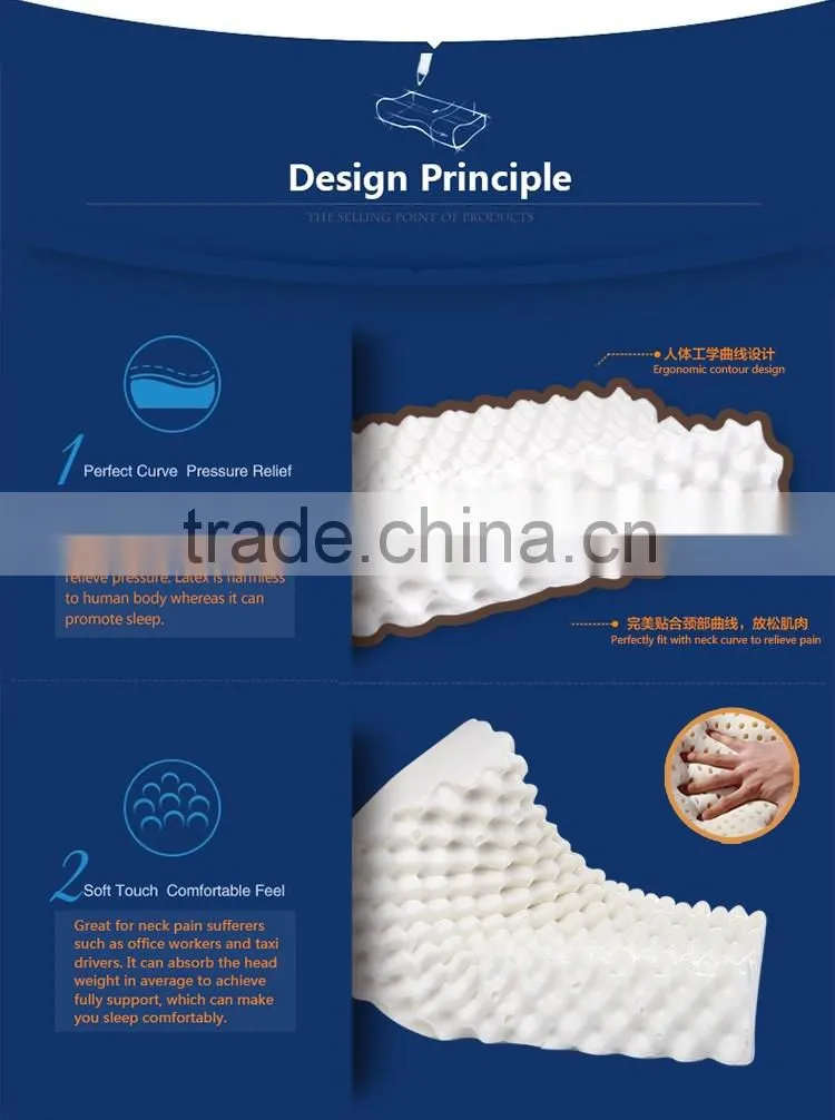 XD-KM002 2016 50D decorative massage sunbed pillow with size 60*37*11/13