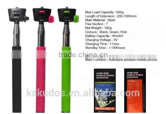 Wholesale Kjstar z07-5 Wireless Mobile Phone Monopod