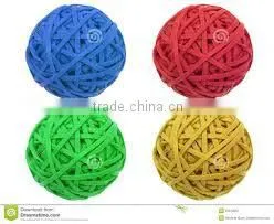 High Quality Clear Silicone Rubber Band Ball, Mini Rubber Ball