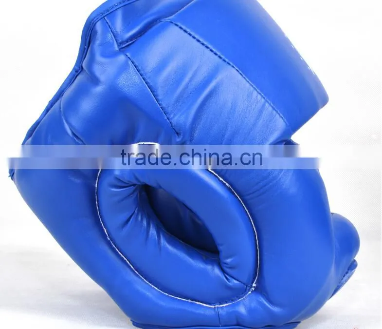Professional Thicken High Quality PU Boxing or Sanda Customized Head Guard for Sports Safty