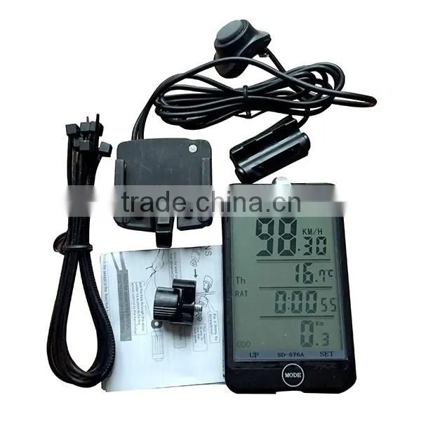 30 function Sunding bicycle computer touch screen bike speedometer light control cycle computer