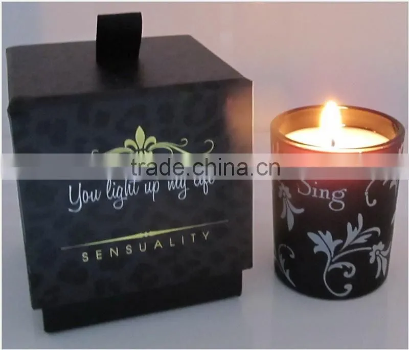 Square cardboard gift box candle paper square gift boxes